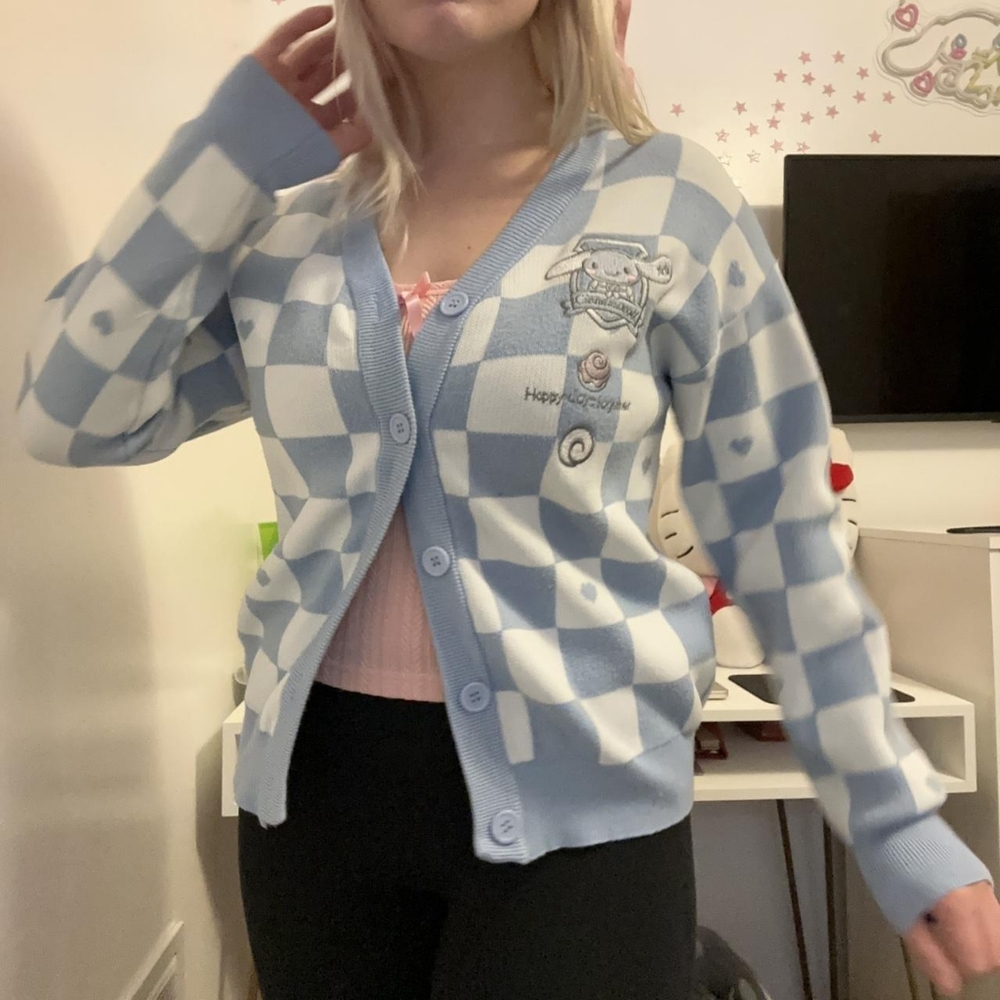 Sanrio Cinnamoroll Kawaii Sweater Cardigan